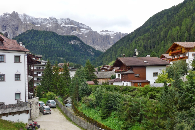 Schnee auf der Sella