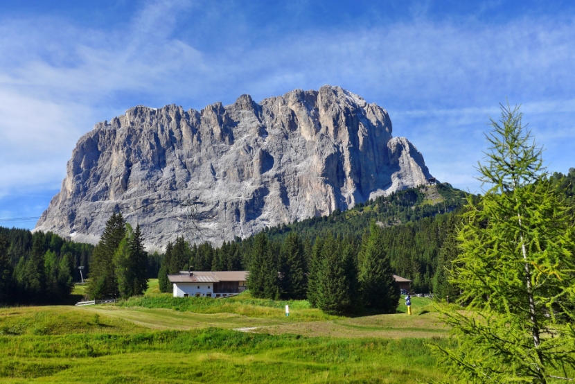 Langkofel von Gralba aus
