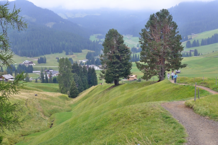Seiser Alm - Aufstieg zum Hotel Sonne