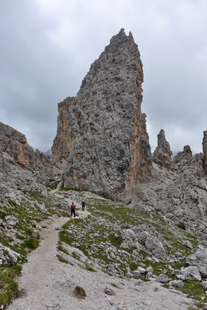 Abstieg zum Grödnerjoch