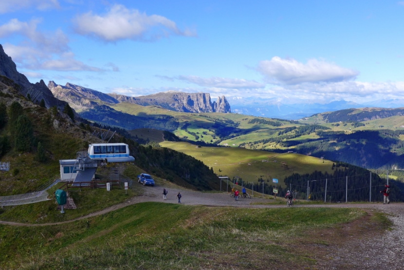 Blick von Ciampinoi zur Steviagruppe