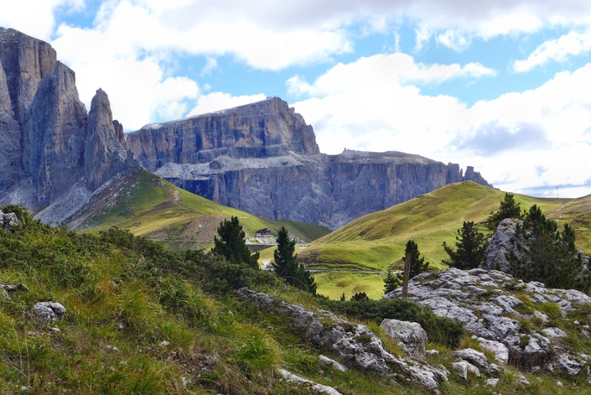 Sellajoch und Piz Pordoi