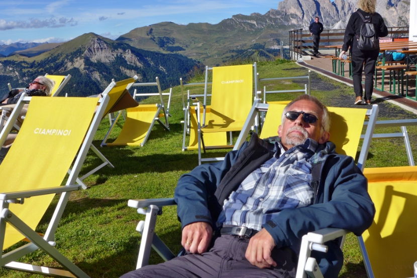 Ausruhen am Ciampinoi