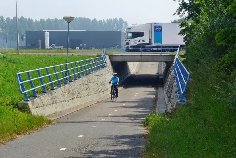 Fahrradunterführung bei Oostburg