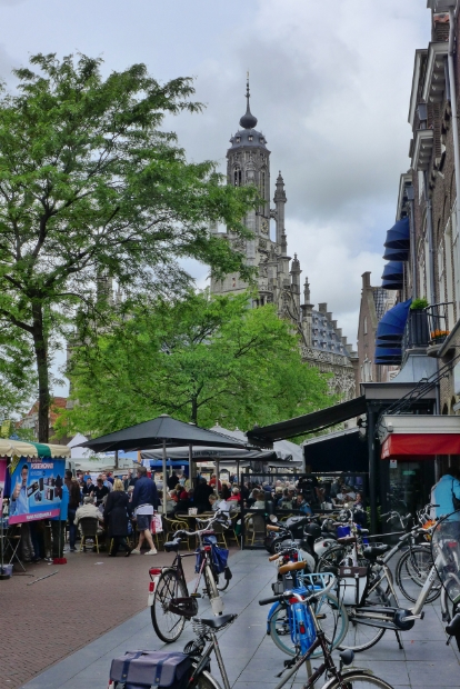 Middelburg Markt mit Stadhuis