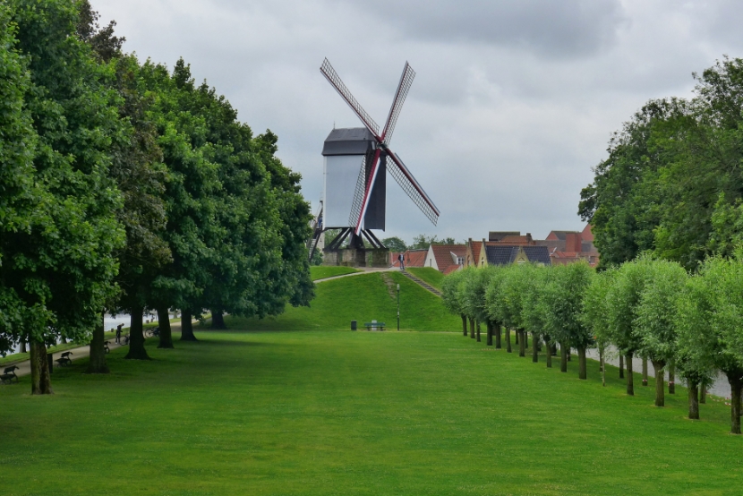 Windmühlen in Brügge