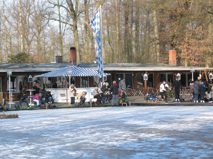 Hücker Moor, Schlittschuhlaufen