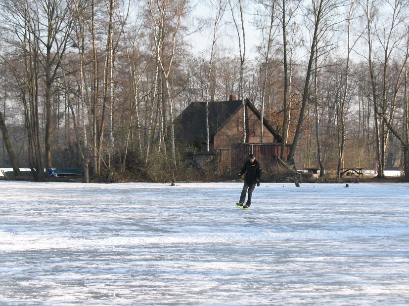 Hücker Moor, Schlittschuhlaufen