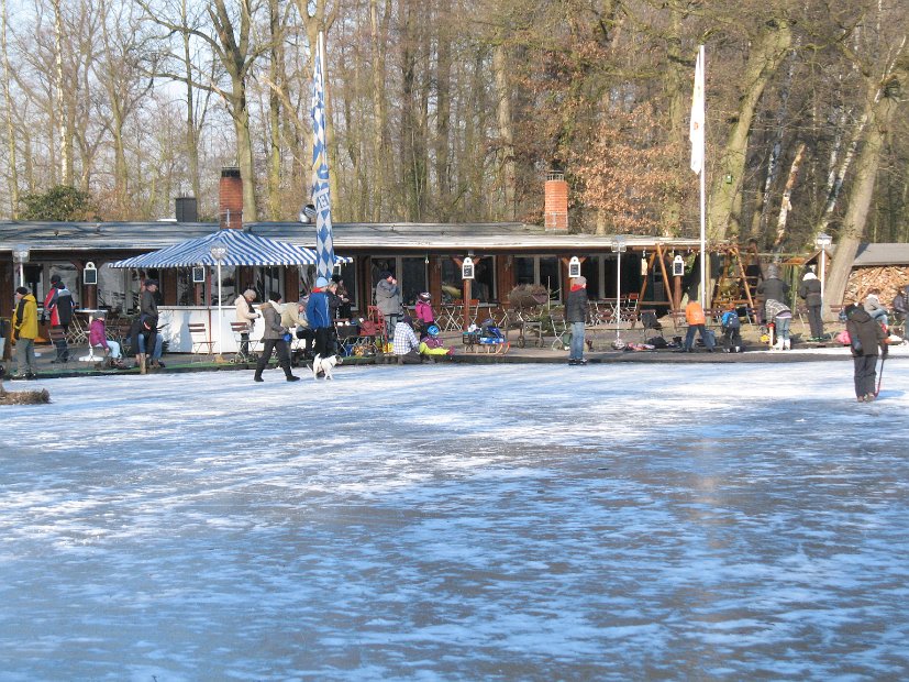 Hücker Moor, Schlittschuhlaufen