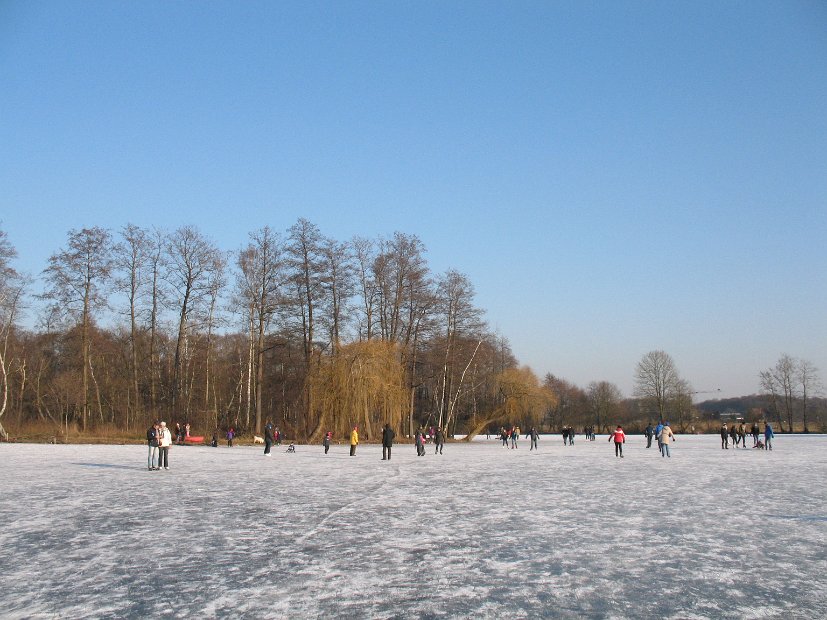 Hücker Moor, Schlittschuhlaufen