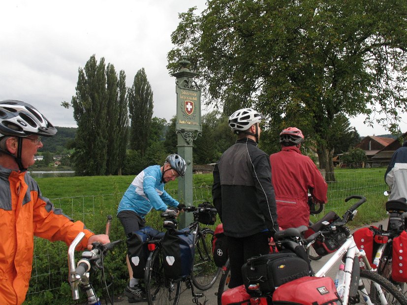 Schweizer Grenze bei Öhningen