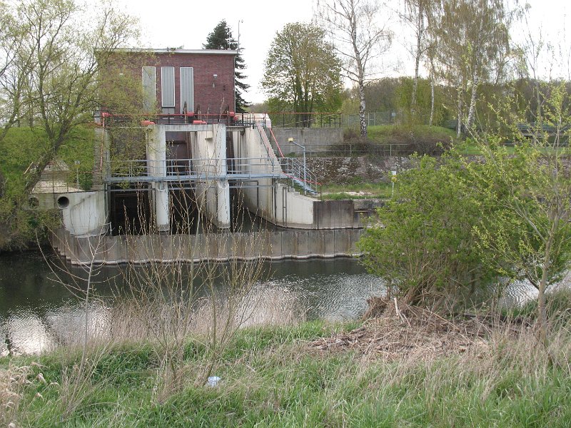 Werre am Kühlwasserpumpwerk